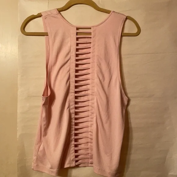 REDUCED PRICE Marilyn Marilyn Monroe pink tank with semi- see through back ❤️ - Picture 4 of 5